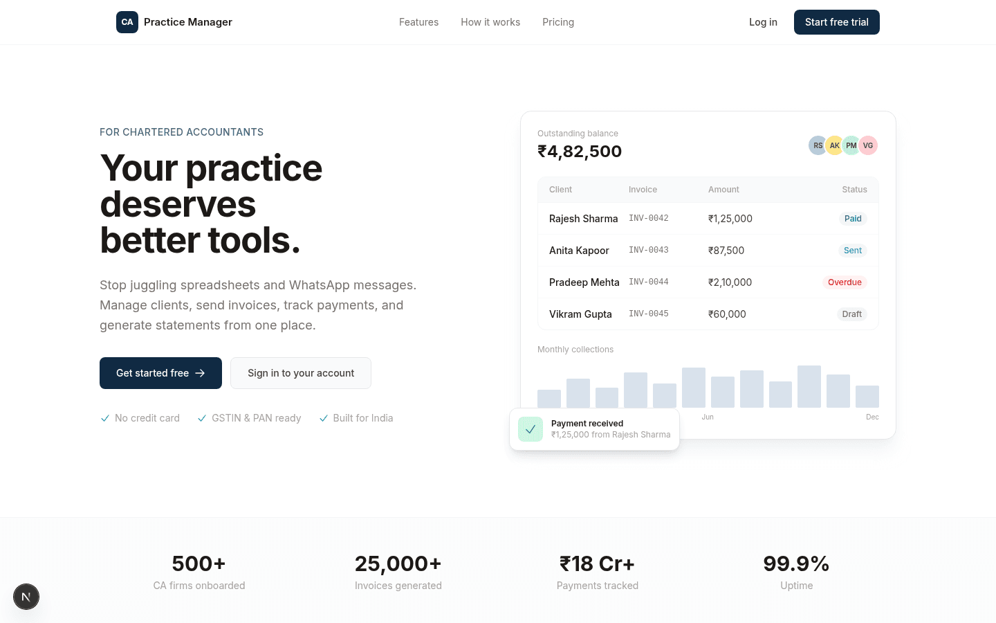 CA Practice Manager